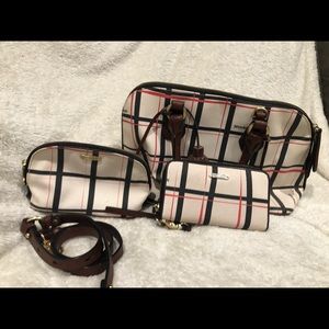 Brahmin purse with wallet and small bag